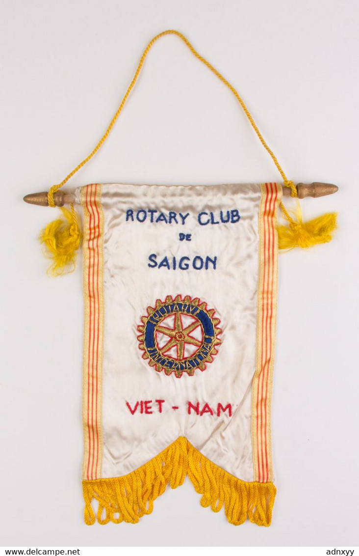 Fanion Rotary Club Saigon Indochine - Vlaggen