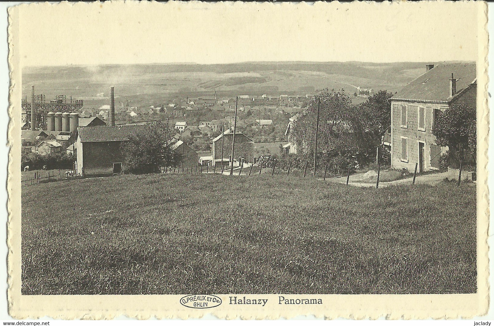 Halanzy -- Panorama.       ( 2 Scans ) - Aubange