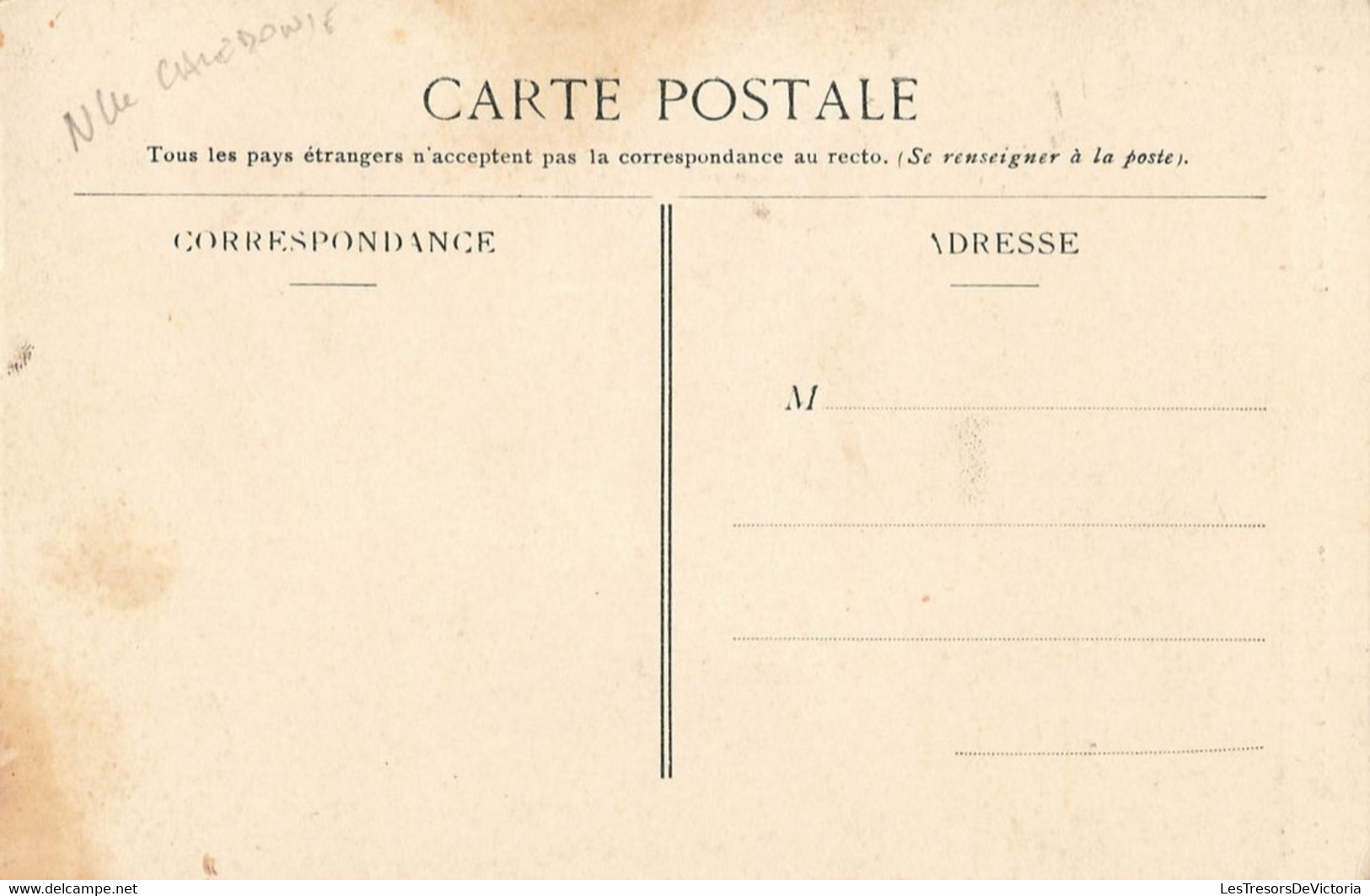 CPA NOUVELLE CALÉDONIE - Une Popinée De La Tribu De Tomo Seins Nus - RARE - Cachet Thio 1910 - - Nouvelle-Calédonie