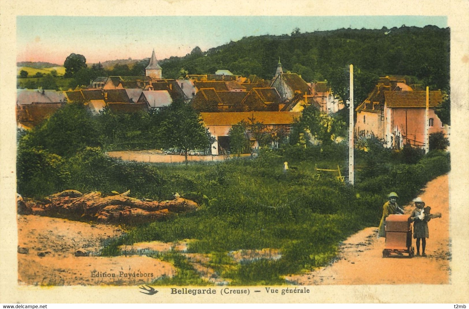 BELLEGARDE (Creuse). Vue Générale - Bellegarde