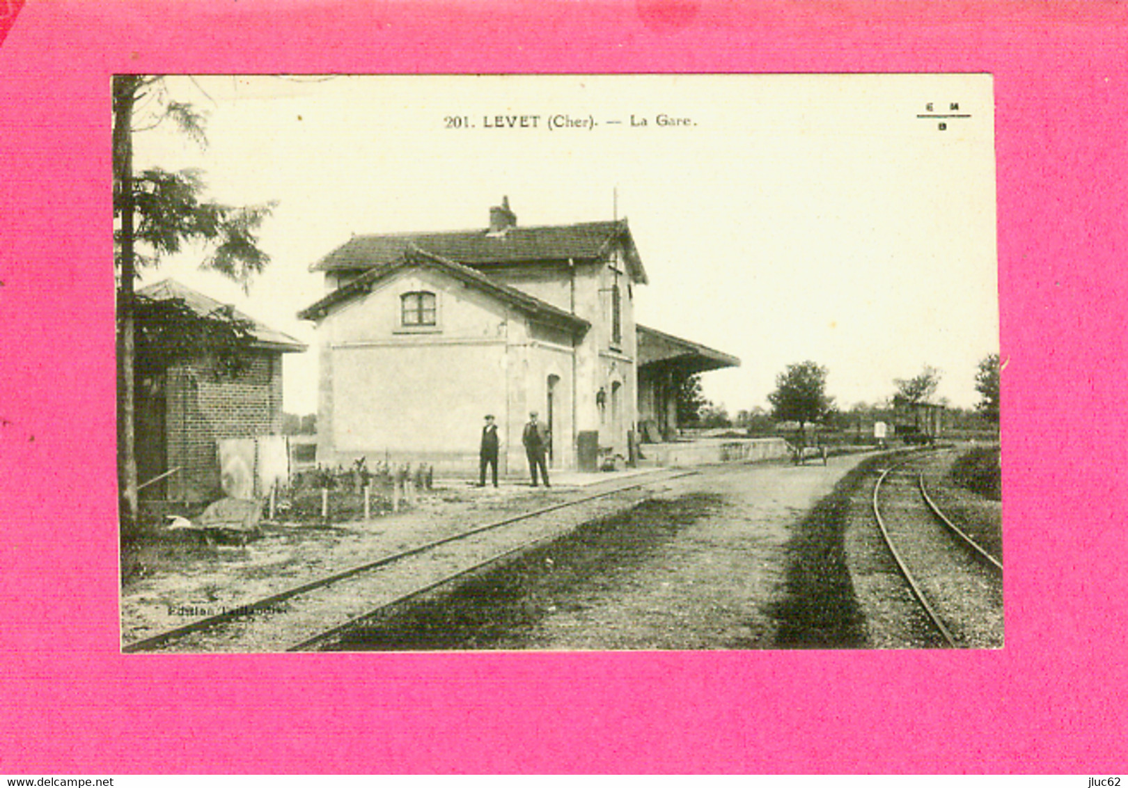 CP.  18.  LEVET.  LA GARE - Other & Unclassified