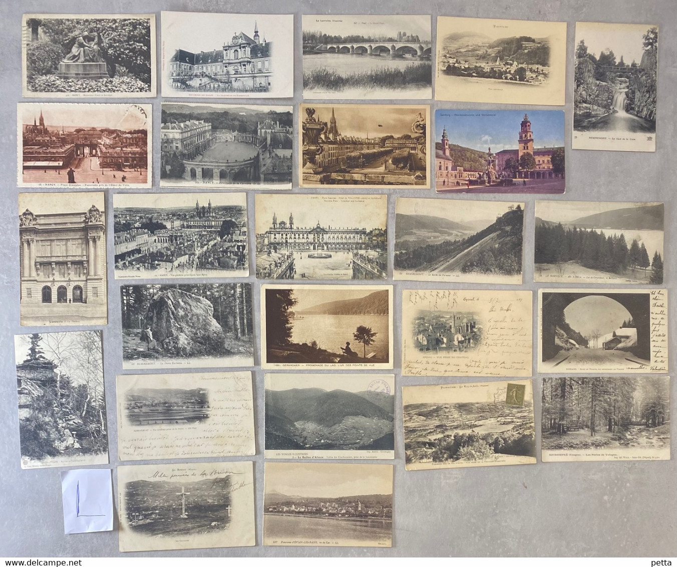 Lot De 100 Cartes Postales Anciennes De Lorraine / L / Vendu En L’état - 100 - 499 Cartes