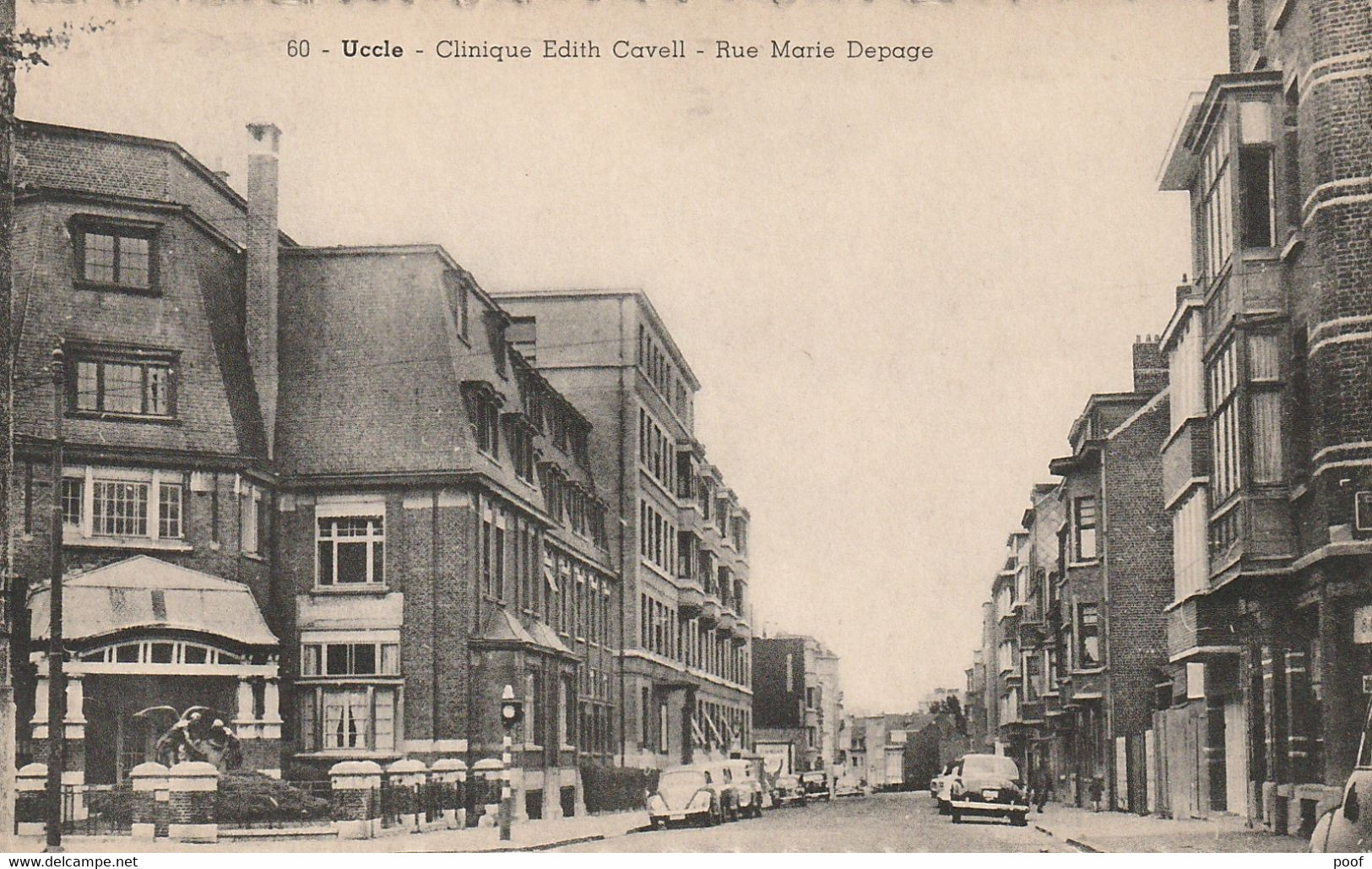 Uccle / Ukkel : Clinique Edith Cavell  --- Rue Marie Depage ( Vw ) - Uccle - Ukkel