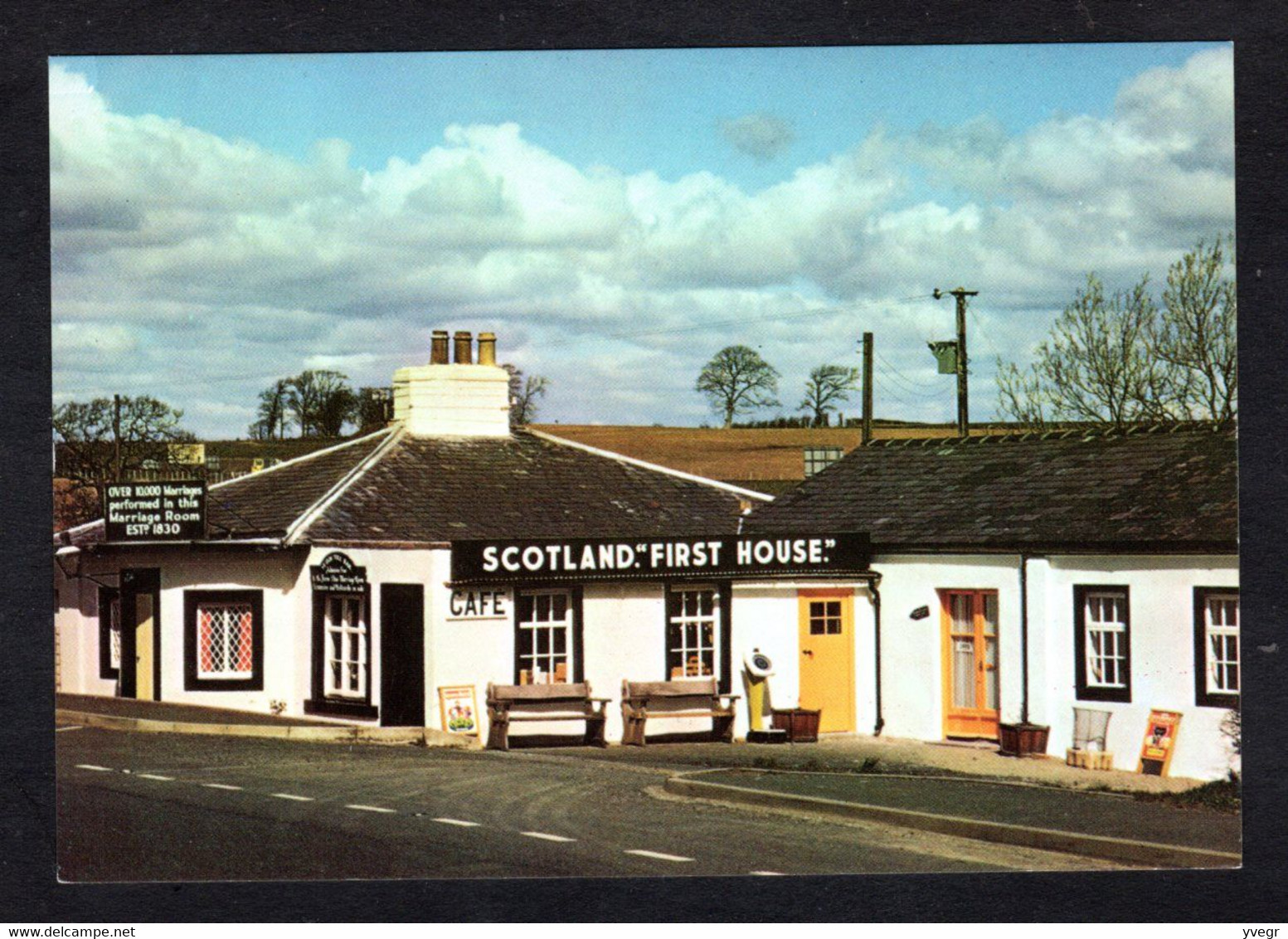 Ecosse - Firts House In Scotland, Gretna - Café - Bar - Restaurant Pour Mariages ( Braemar Films N°2124) - Dumfriesshire