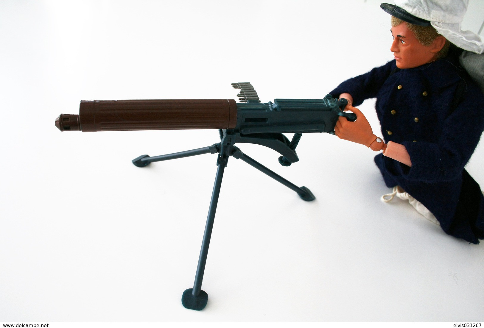 Vintage ACTION MAN PARTS : VICKER MACHINE GUN - Original Hasbro 1973 - Palitoy - GI JOE