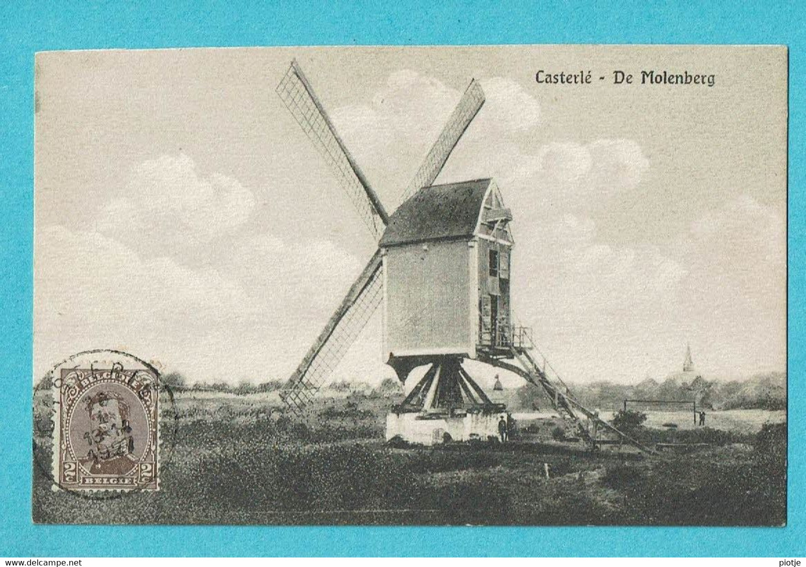 * Kasterlee - Casterlé (Antwerpen - Kempen) * (Foto Meuleman Rethy - Uitg Beersmans) Molenberg, Moulin, Molen, Zeldzaam - Kasterlee