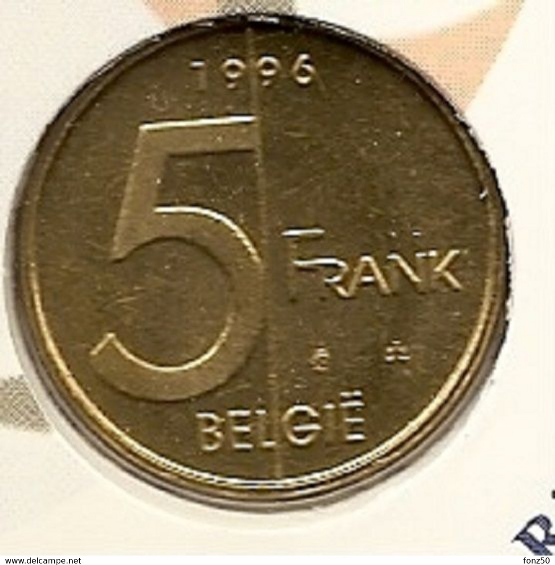 5 Frank 1996 Vlaams * Uit Muntenset * FDC - 5 Francs