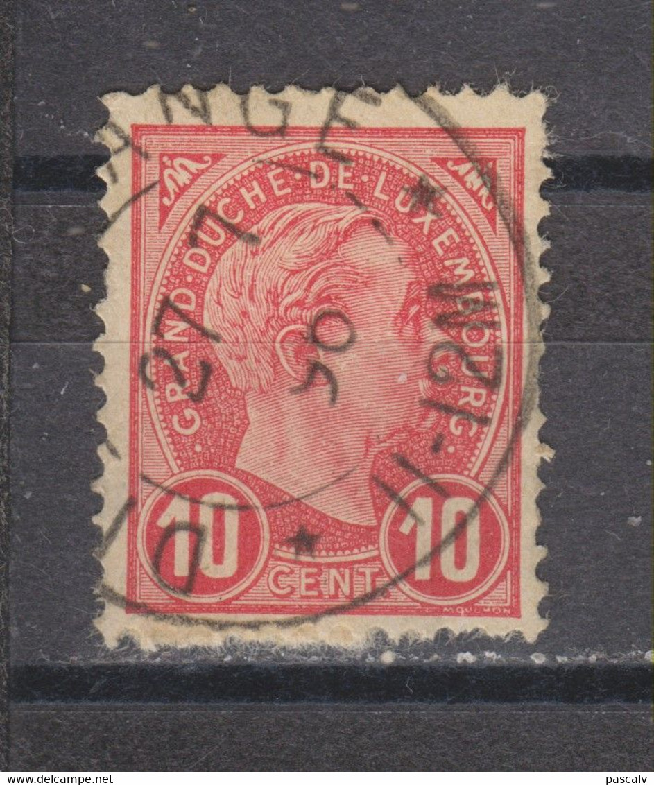 Yvert 73 Oblitération Centrale DIFFERDANGE - 1895 Adolphe Right-hand Side