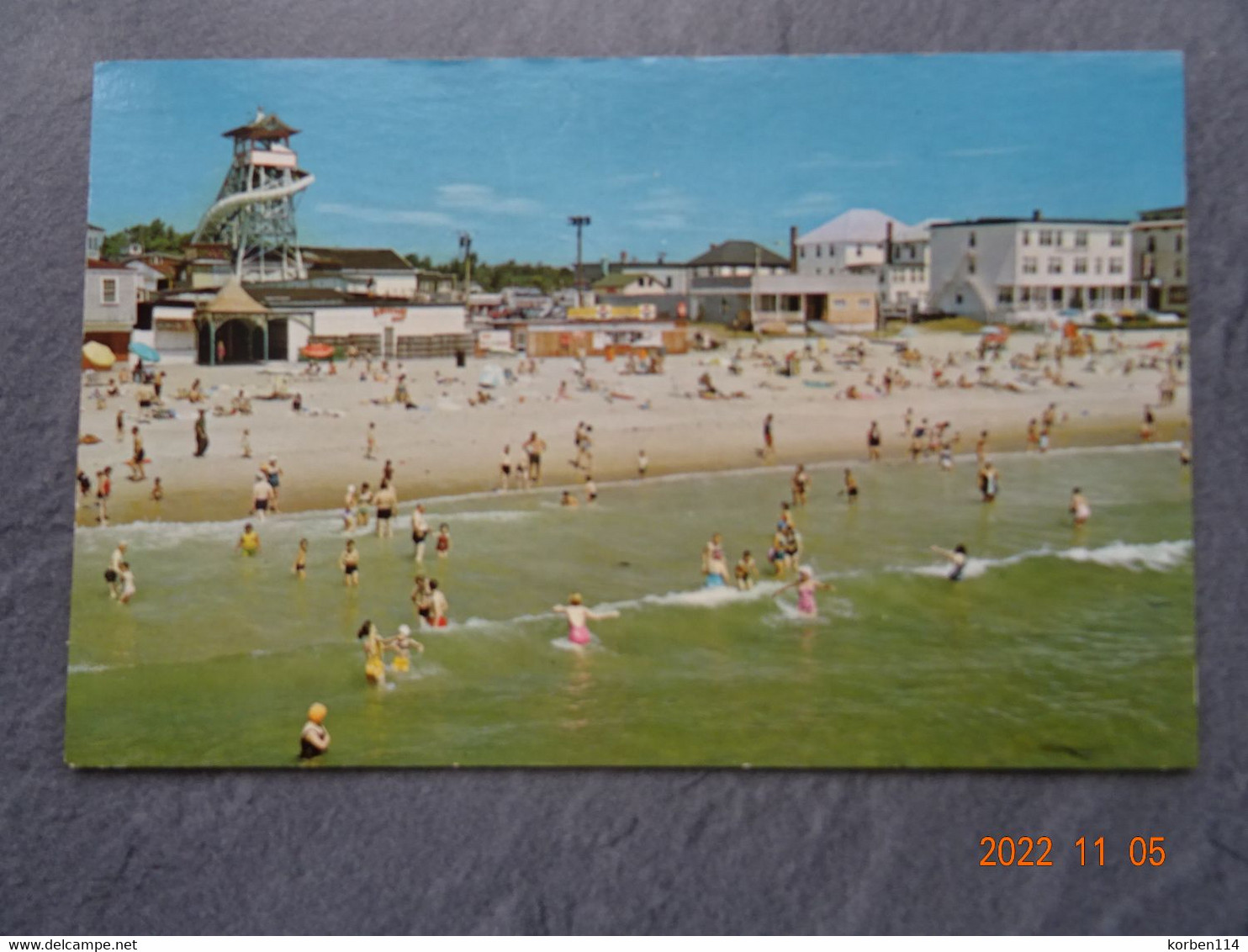 OLD ORCHARD BEACH GREETINGS FROM  MAINE'S FINEST BEACH AND SUMMER RESORT - Portland