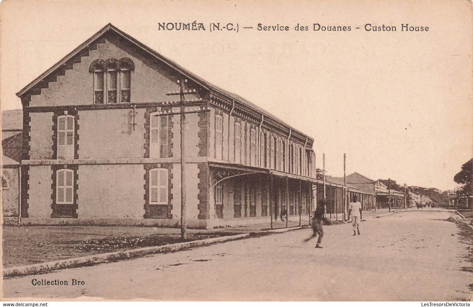 CPA NOUVELLE CALEDONIE - NOUMEA - Service Des Douanes - Custon House - Collection Bro - Animé - Douane