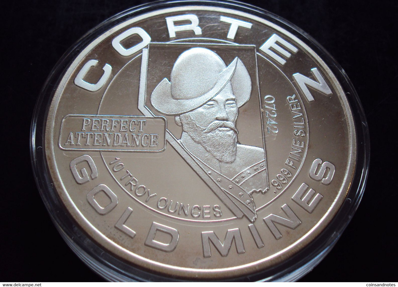 Cortez Gold Mines - 10 Troy Ounces Fine Silver Bullion - Nr 07242 - Collezioni