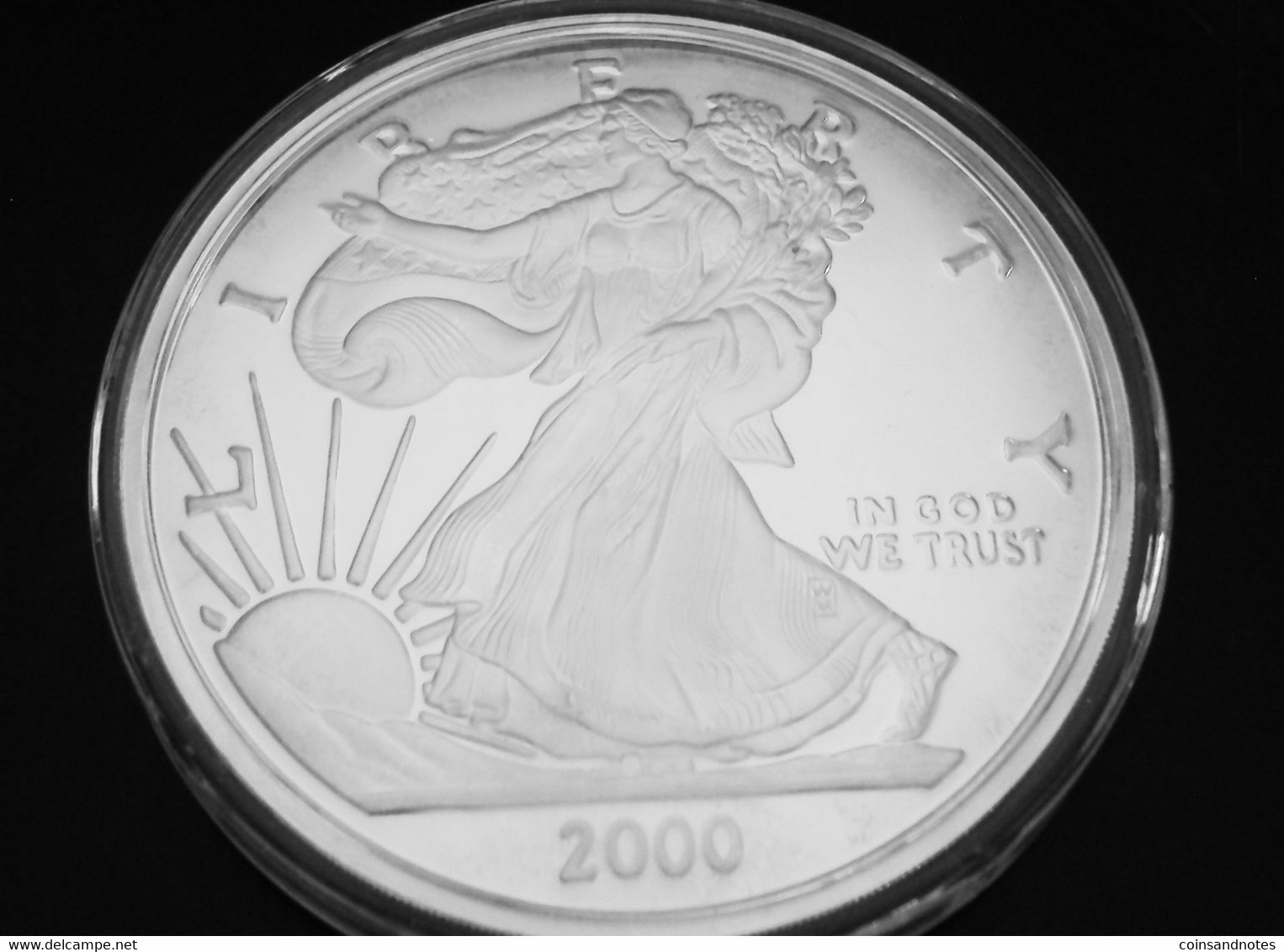 USA 2000 - One Quarter Pound Fine Silver Bullion ‘Liberty/Eagle’ - Proof - Colecciones