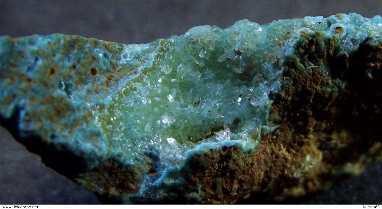 Sénégalite On Turquoise TL ( 3 X 1 X 2 Cm ) Kourou Diakouma Mountain, Falémé River Basin, Tambacounda Region - Senegal - Minéraux