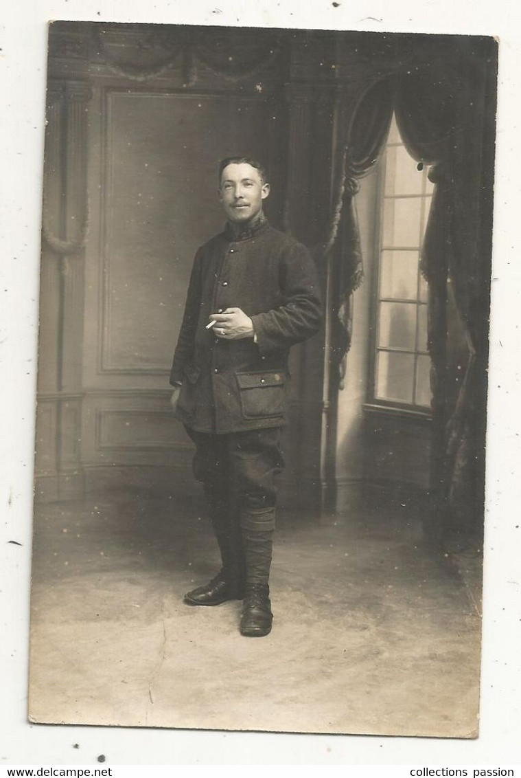 Cp , Carte Photo , Militaria, Militaire Du 21 E,vierge, Ed. Guilleminot, 2 Scans - Personaggi