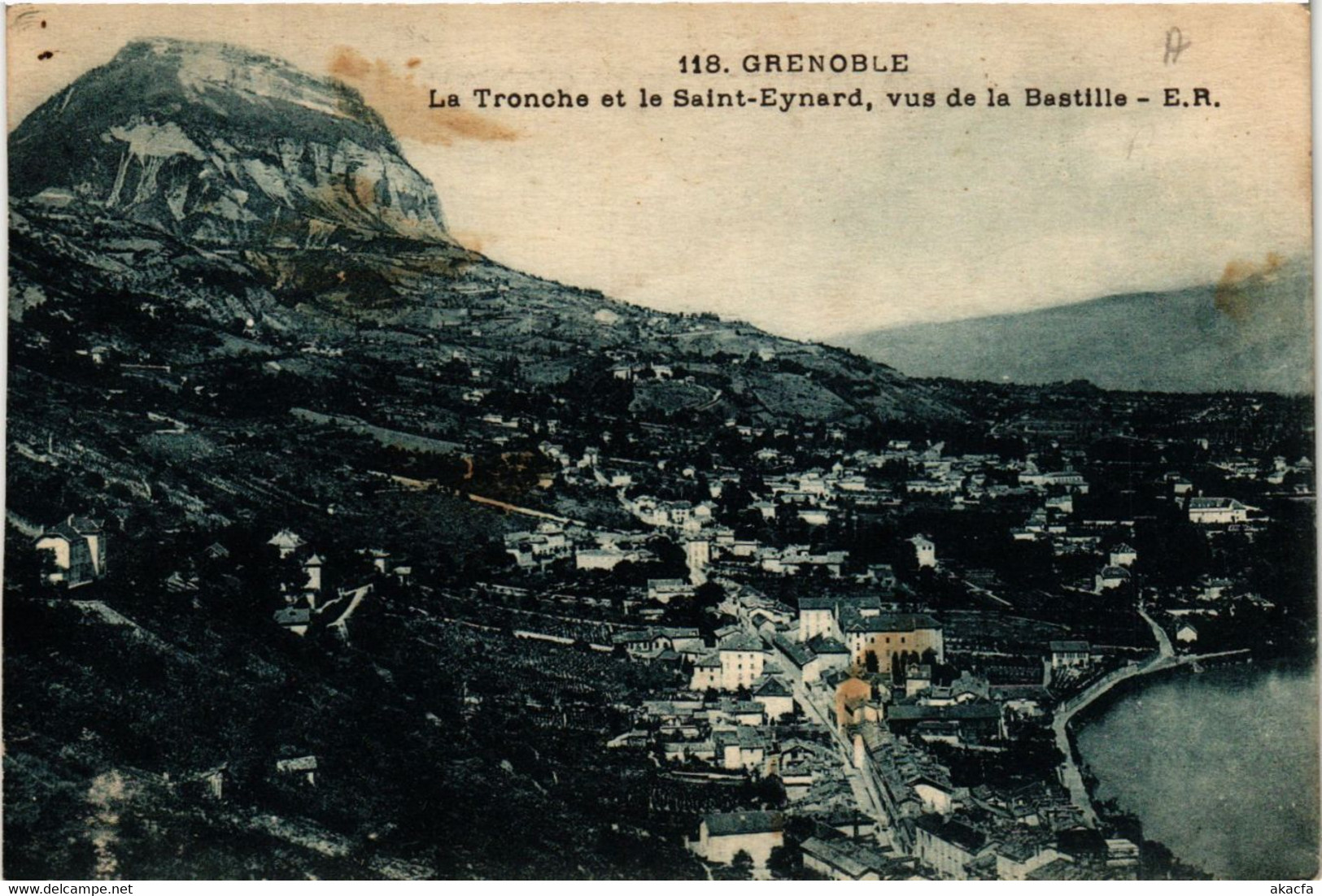 CPA GRENOBLE - La TRONCHE Et Le St-Eynard Vue De La Bastille (652313) - La Tronche