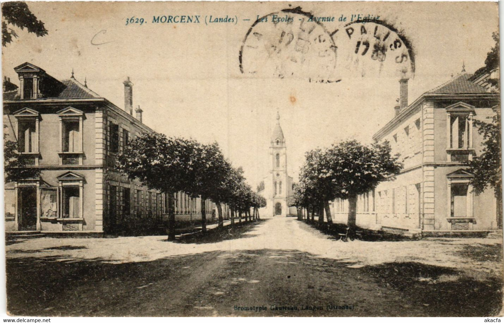 CPA MORCENX - Les Écoles - Avenue De L'Église (776648) - Morcenx