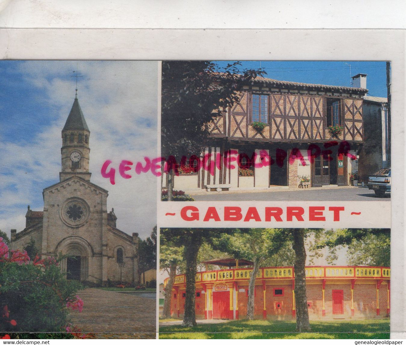 40-  GABARRET - EGLISE - Gabarret