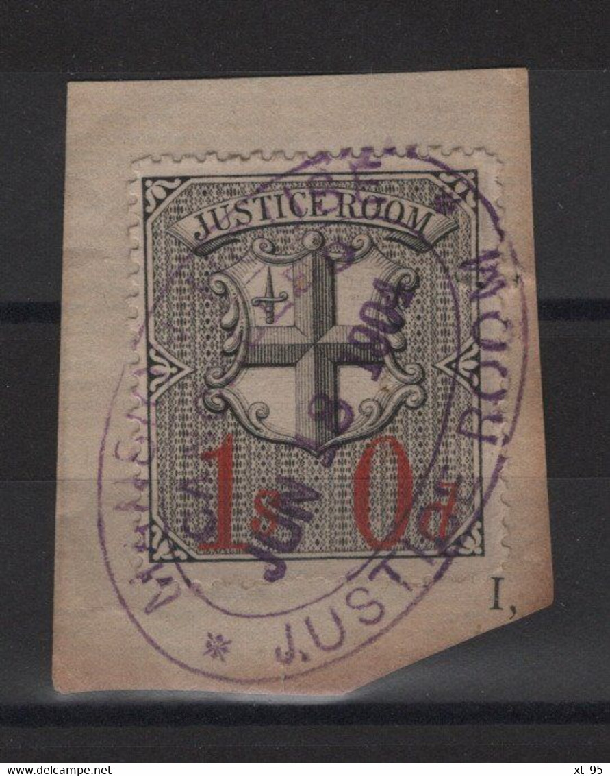 Grand Bretagne - Fiscaux - Justice Room - 1 Schilling 0 - Revenue Stamps