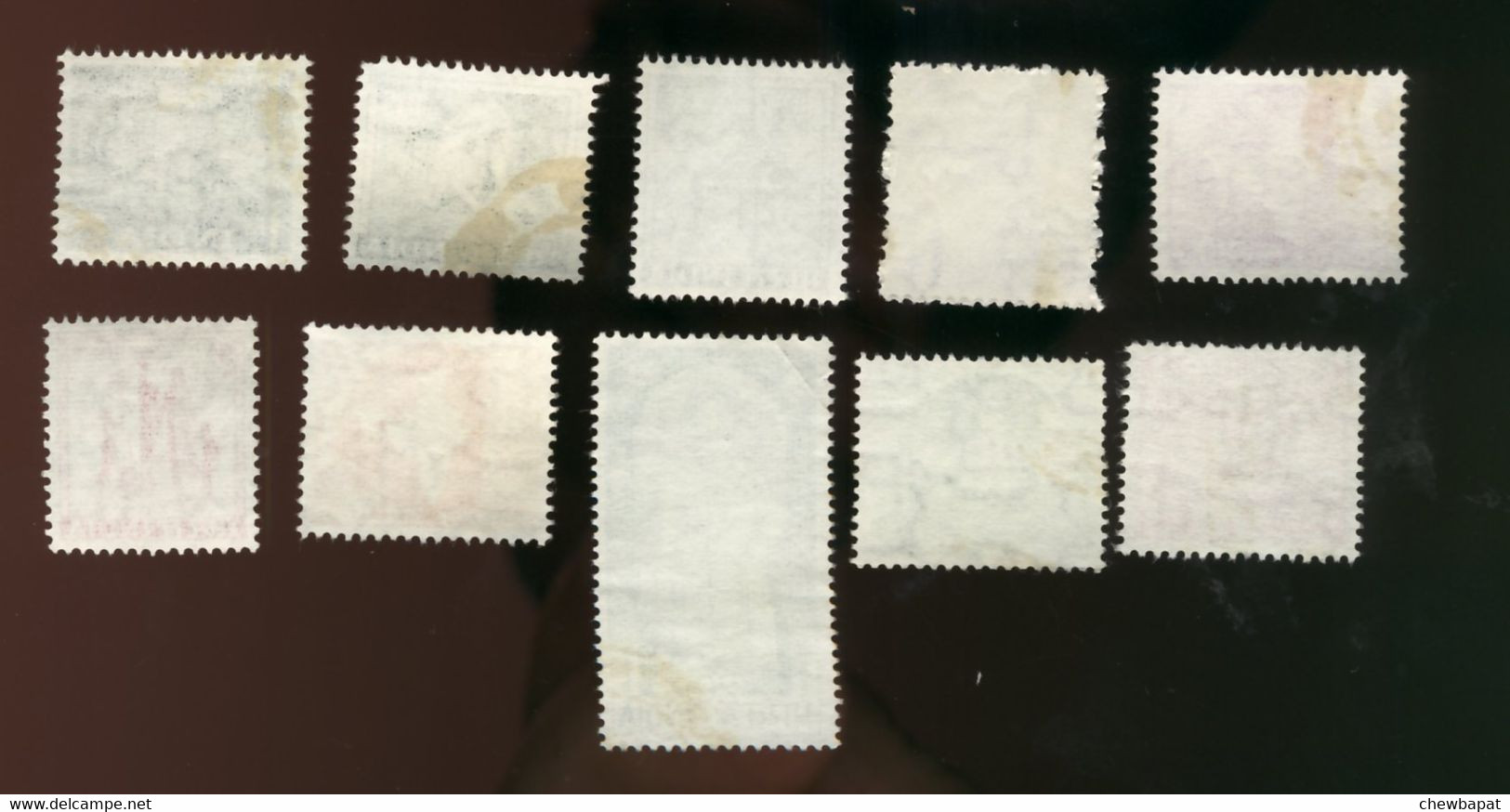 Inde - Oblitéré - Lot De 10 Timbres Différents Scannés Recto Verso - - Collections, Lots & Séries