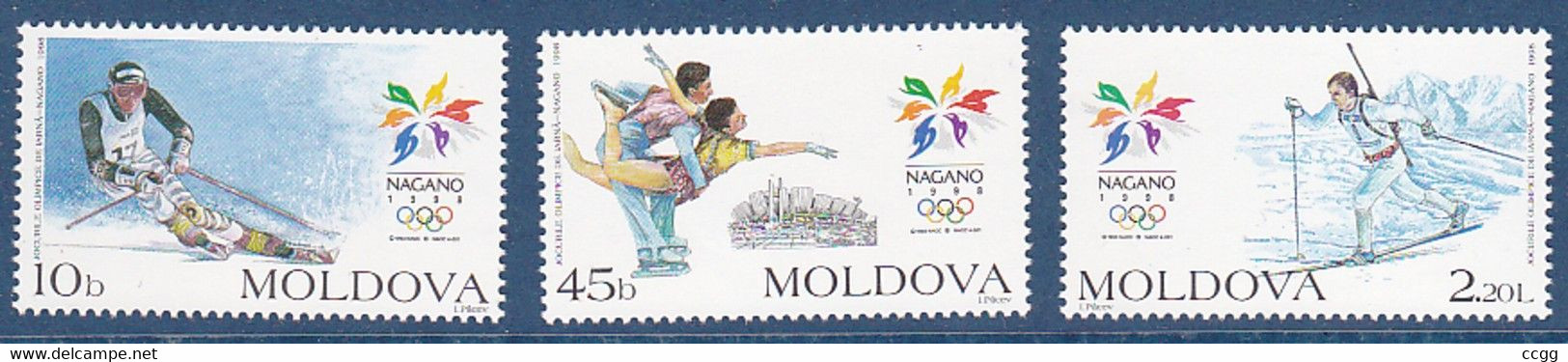 Olympic Games 1998 , MOLDAVIE -  Zegels  Postfris - Winter 1998: Nagano
