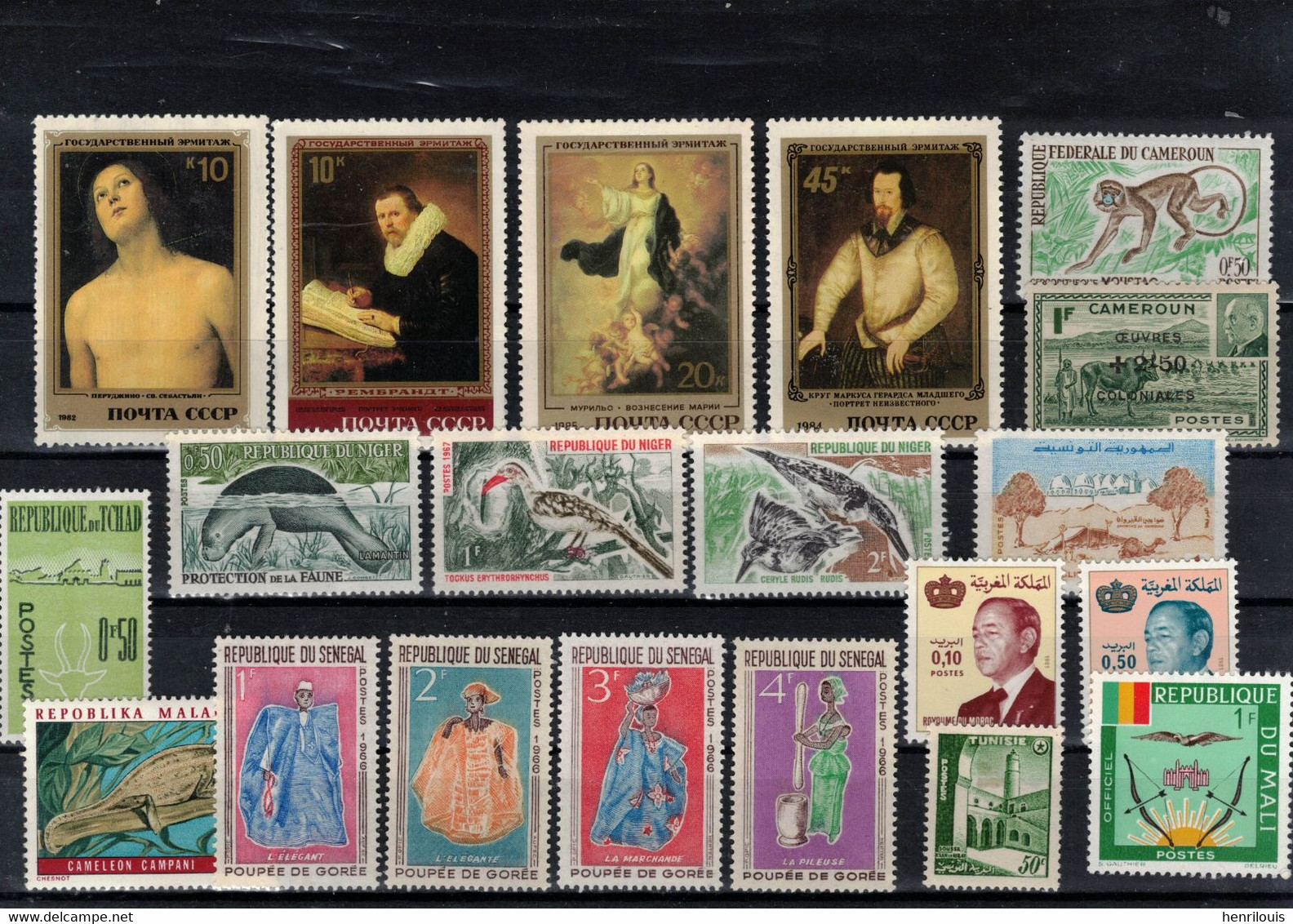 Timbres Neufs ** En Lot ( Ref 005 ) Voir 3 Scans Et Descriptif - Vrac (max 999 Timbres)