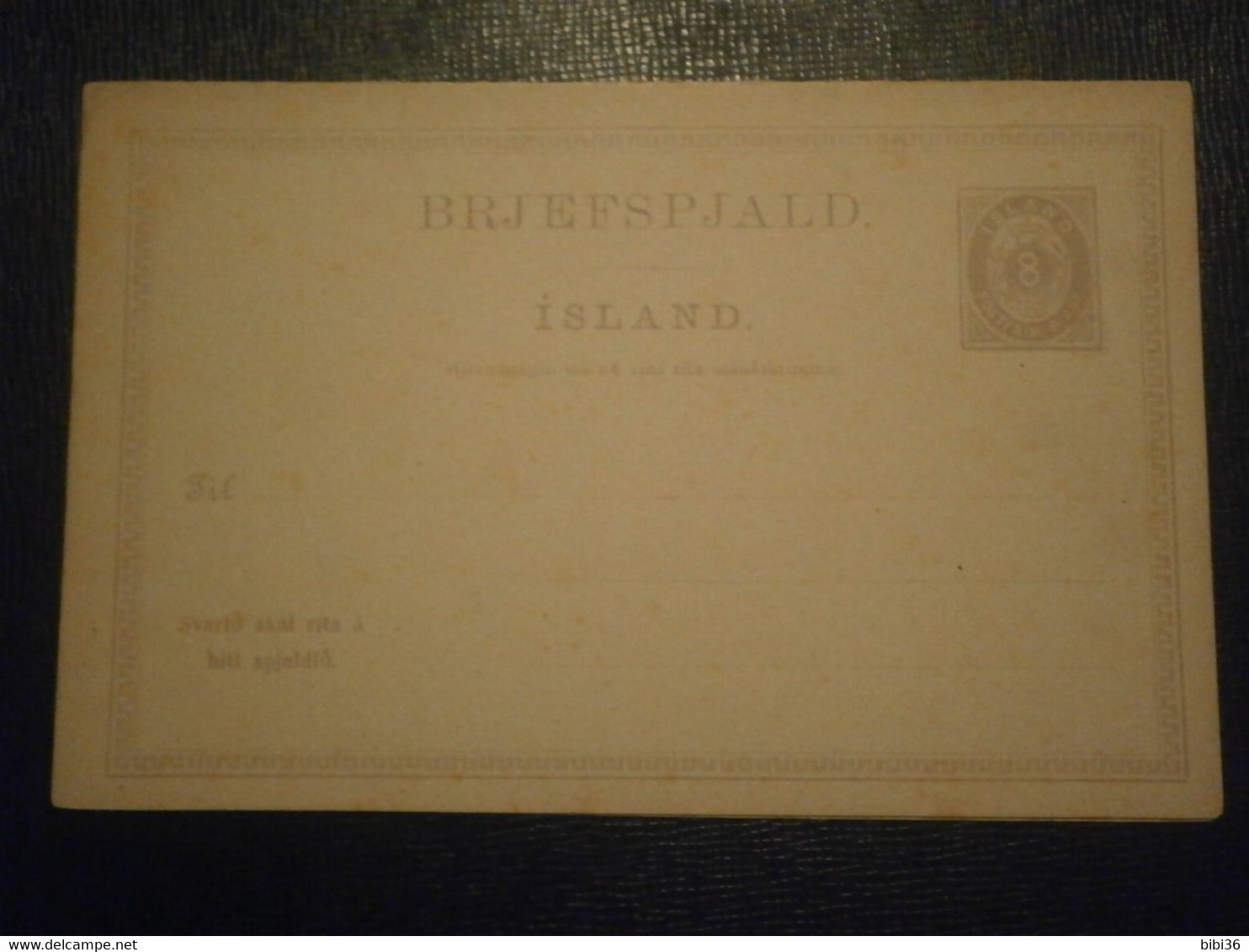 ISLANDE ISLAND ICELAND LETTRE COURRIER ENVELOPPE ENTIER GANZSACHE POSTAL STATIONERY CARTE POSTALE - Postwaardestukken