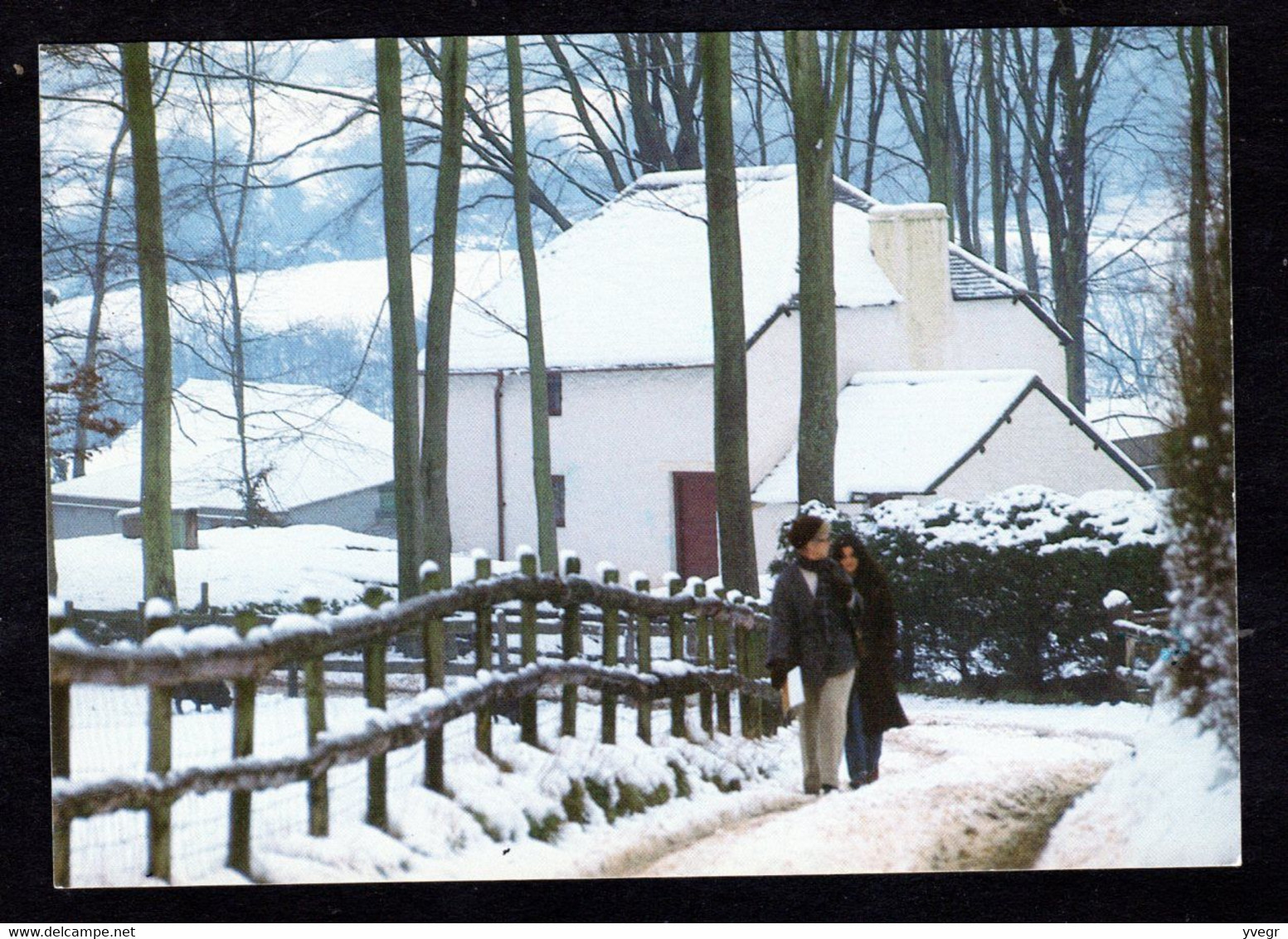 Pays De Galles - Melin Bompren Commill In The Welsh Folk Museum  - En Hiver Sous La Neige - Monmouthshire