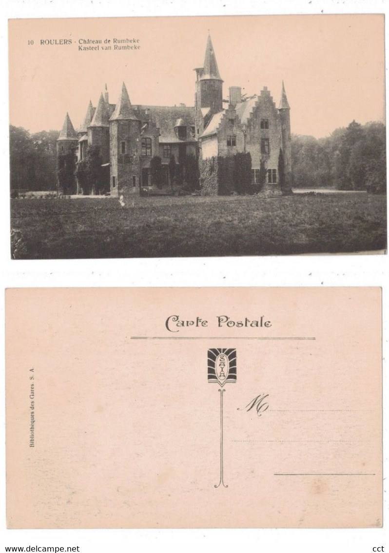 Roulers  Roeselare  Château De Rumbeke   Kasteel Van Rumbeke   Edit SAIA N° 10 - Röselare