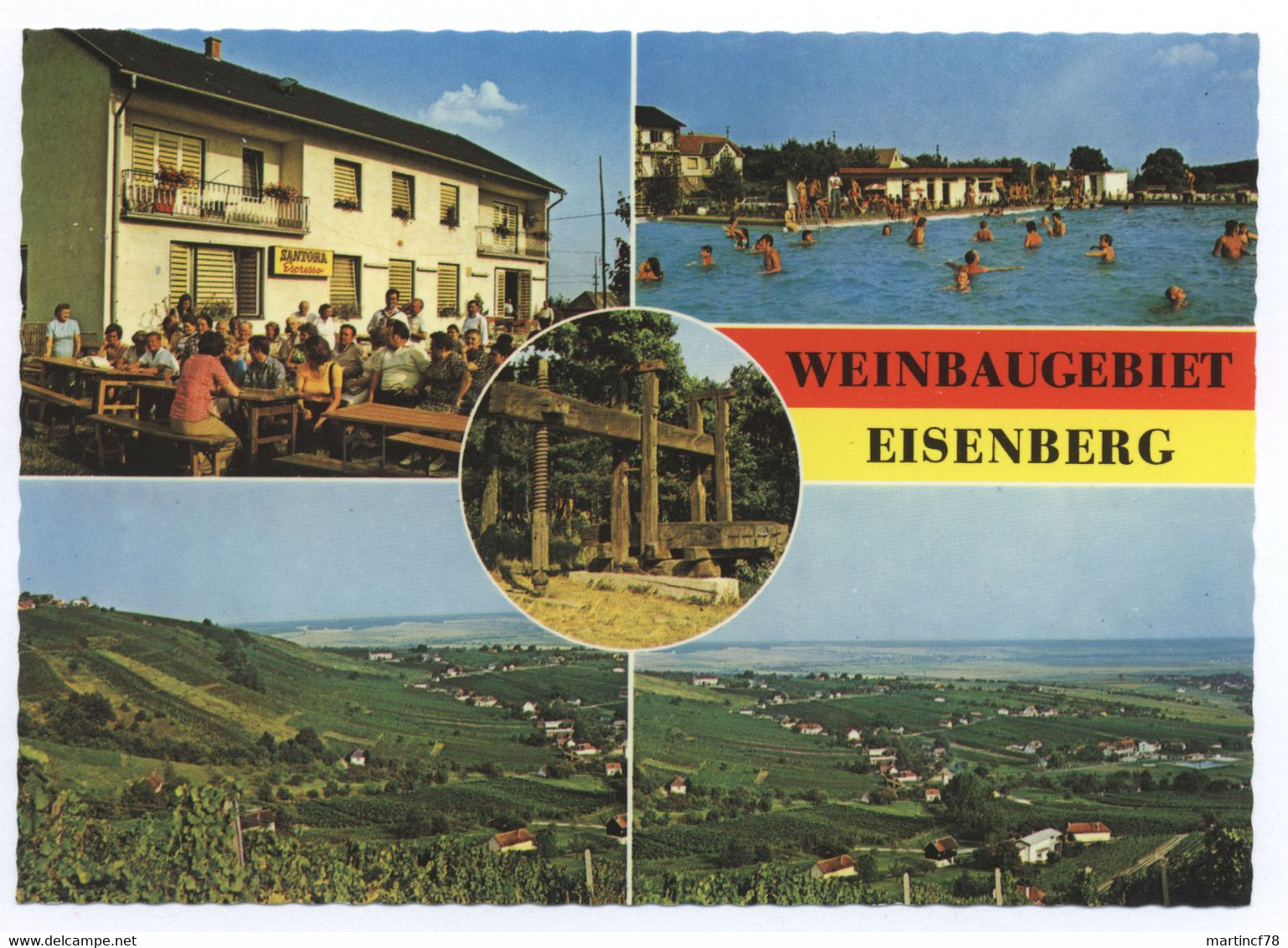 Österreich Weinbaugebiet 7474 Eisenberg An Der Pinka, Burgenland Gasthof Erika - Oberwart