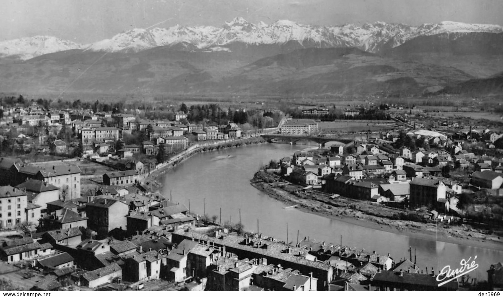 La TRONCHE Par Grenoble (Isère) - L'Ile Verte - L'Isère Et Les Alpes - La Tronche