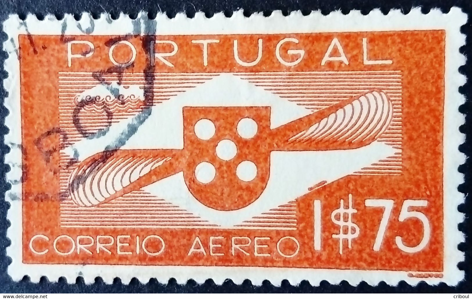Portugal 1937 Poste Aérienne Correio Aereo Yvert 2 O Used - Used Stamps