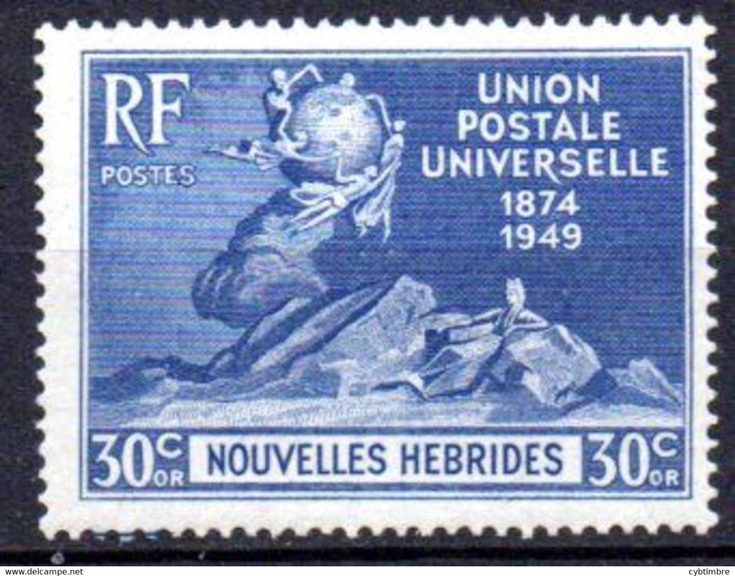 Nouvelles Hébrides: Yvert N° 138*; UPU - Unused Stamps