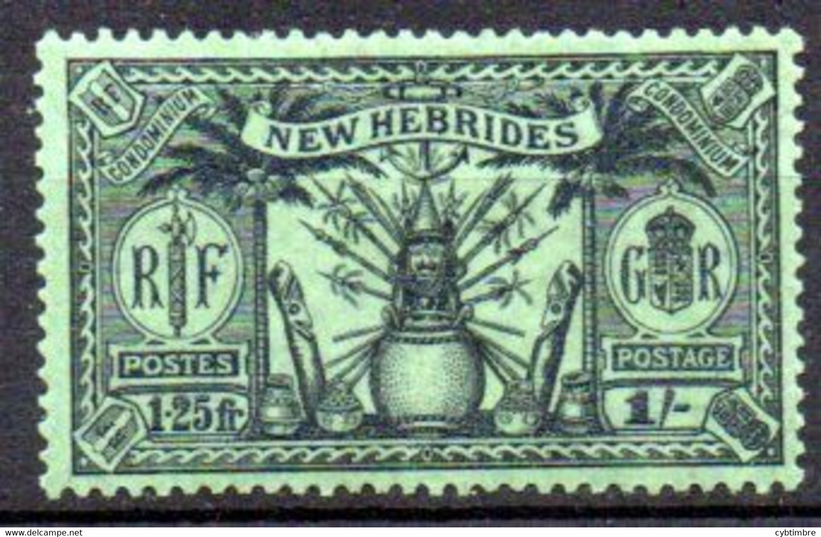 Nouvelles Hébrides: Yvert N° 97* - Unused Stamps