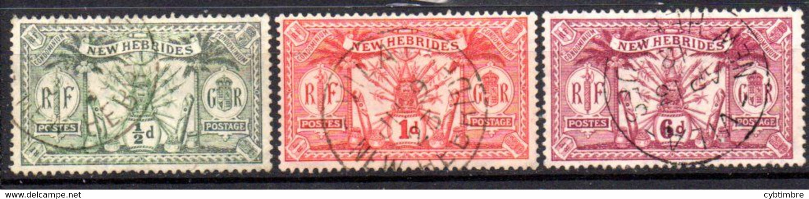 Nouvelles Hébrides: Yvert N° Les 49-50-54 - Used Stamps