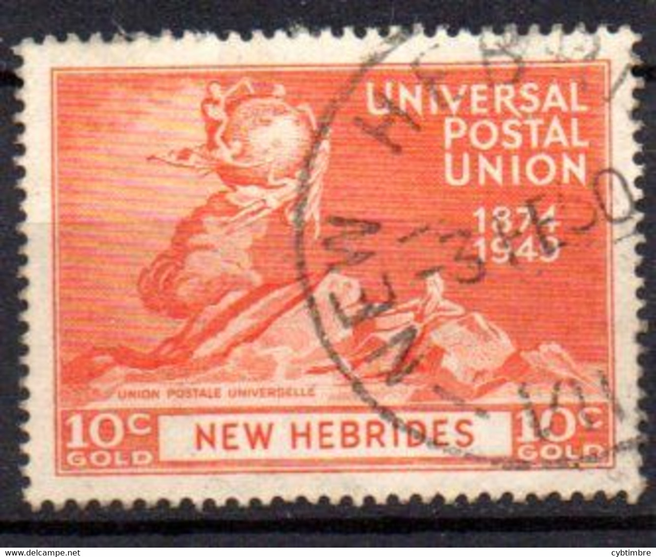 Nouvelles Hébrides: Yvert N° 140; UPU - Used Stamps