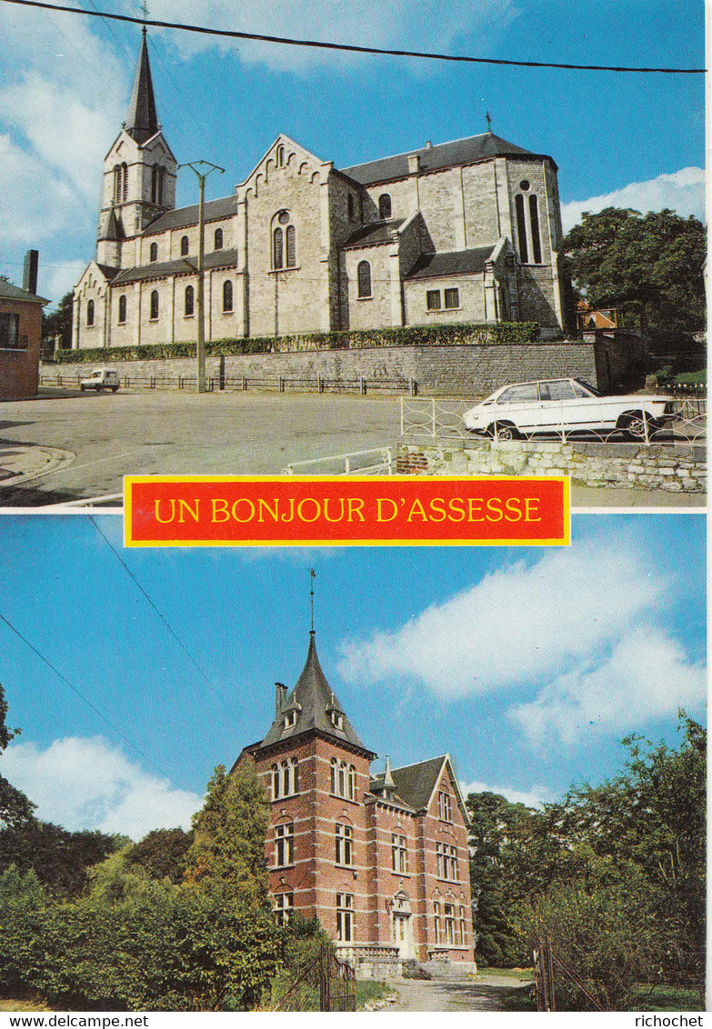 Un Bonjour D'ASSESSE - L'Eglise - Le Château - Assesse