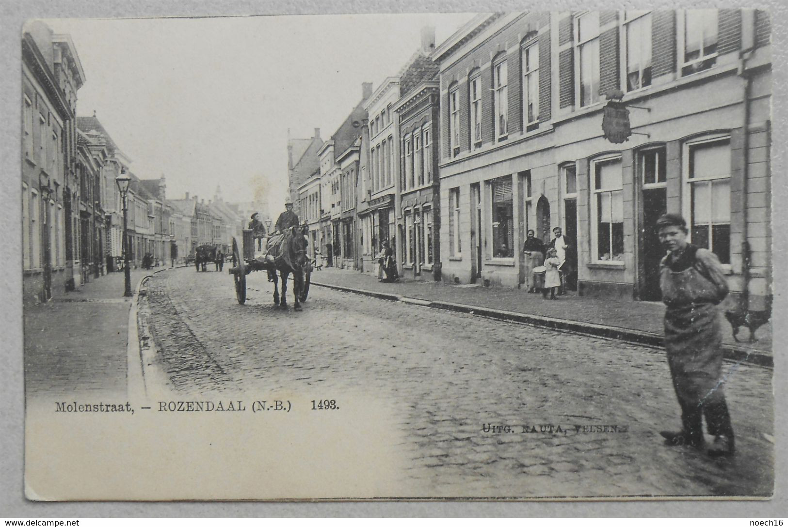 CPA Pionnière NL - Rozendaal - Molenstraat -  Attelage, Cheval - Roosendaal