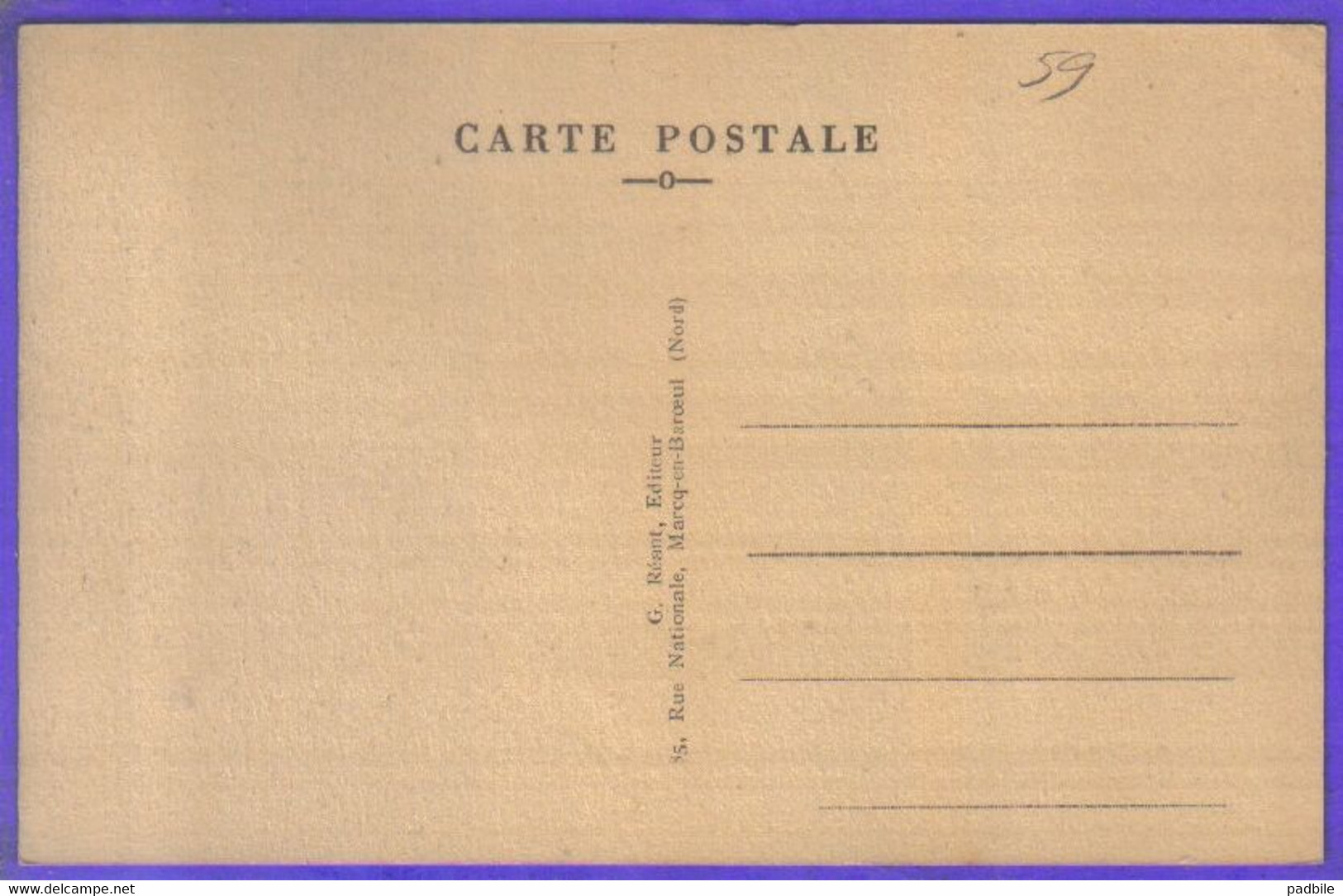 Carte Postale 59. Lambersart  Avenue De Dunkerque    Très Beau Plan - Lambersart