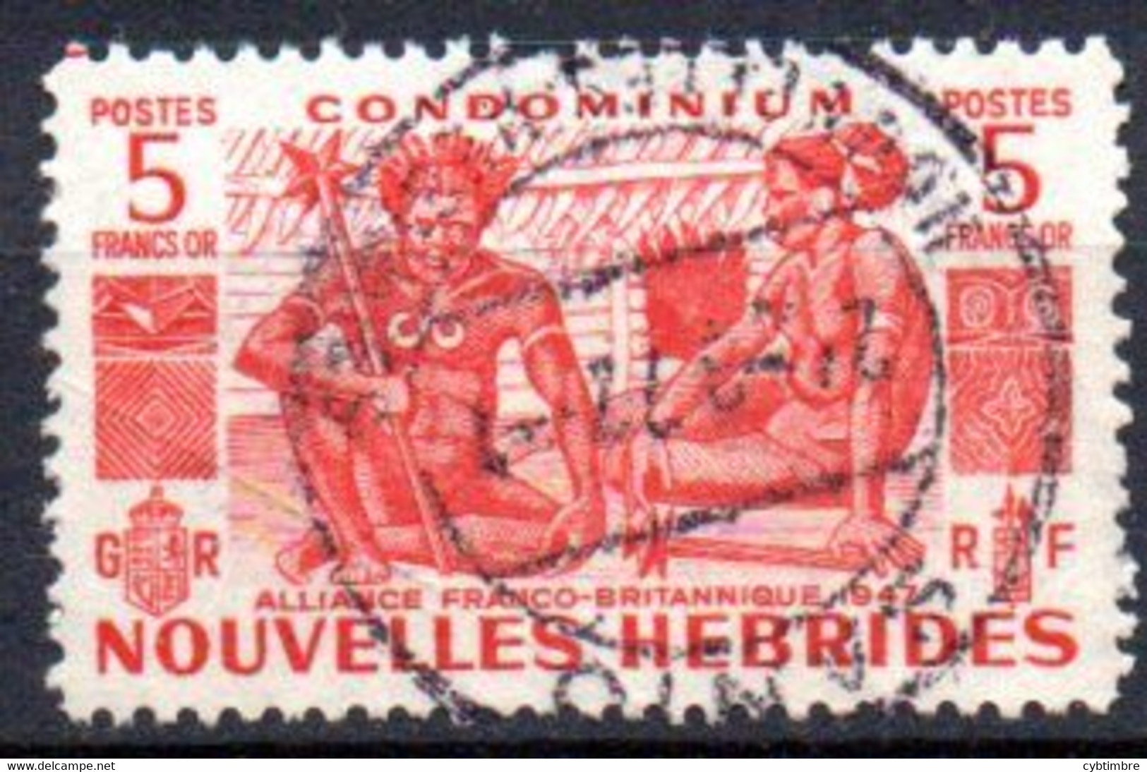 Nouvelles Hébrides: Yvert N° 154 - Used Stamps