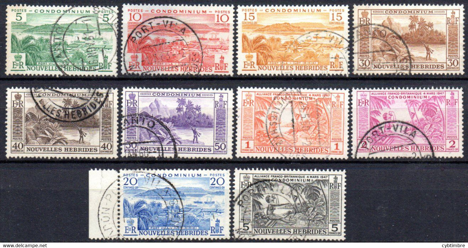 Nouvelles Hébrides: Yvert N° 175/185; Sauf Le 179 - Used Stamps