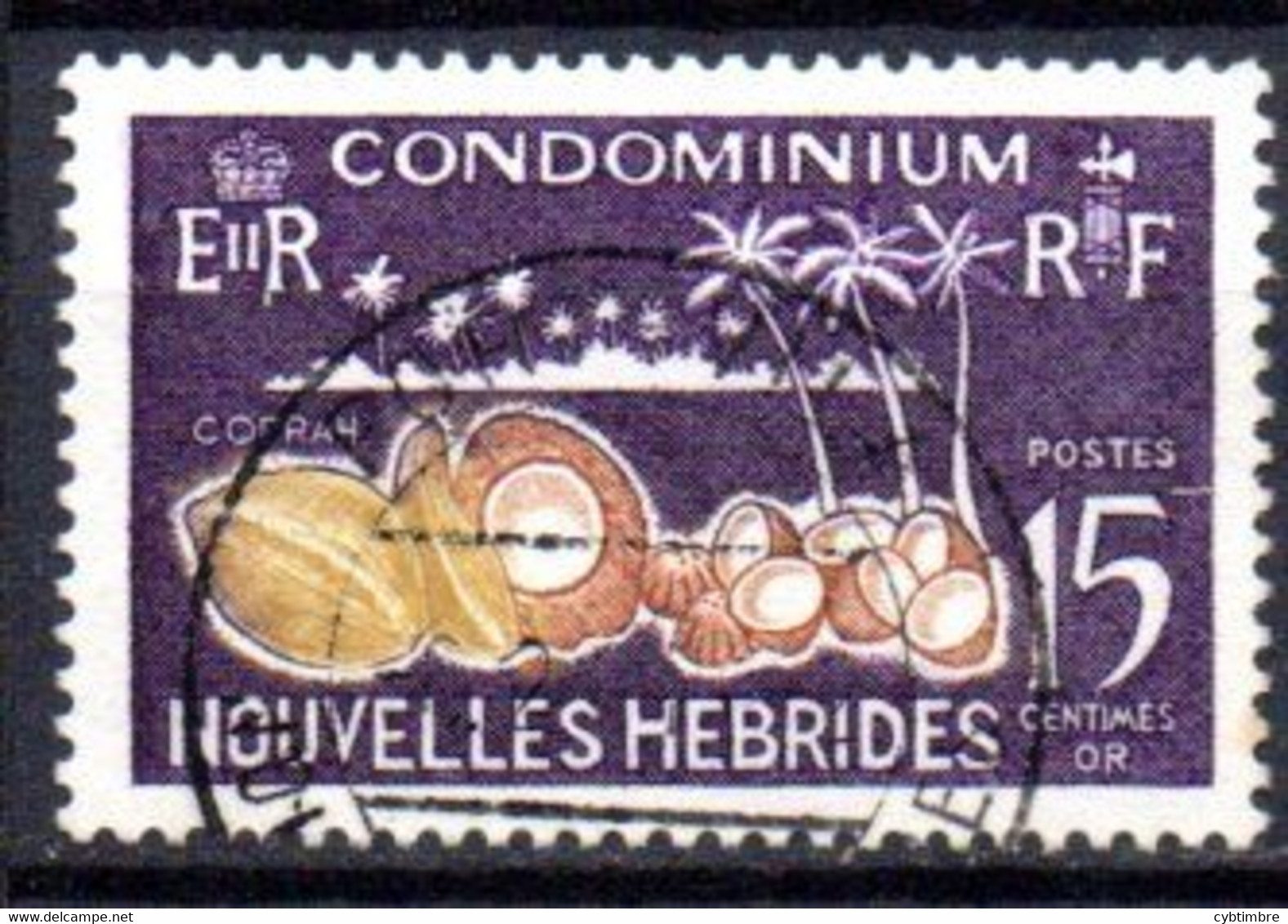Nouvelles Hébrides: Yvert N° 203; Coprah - Used Stamps