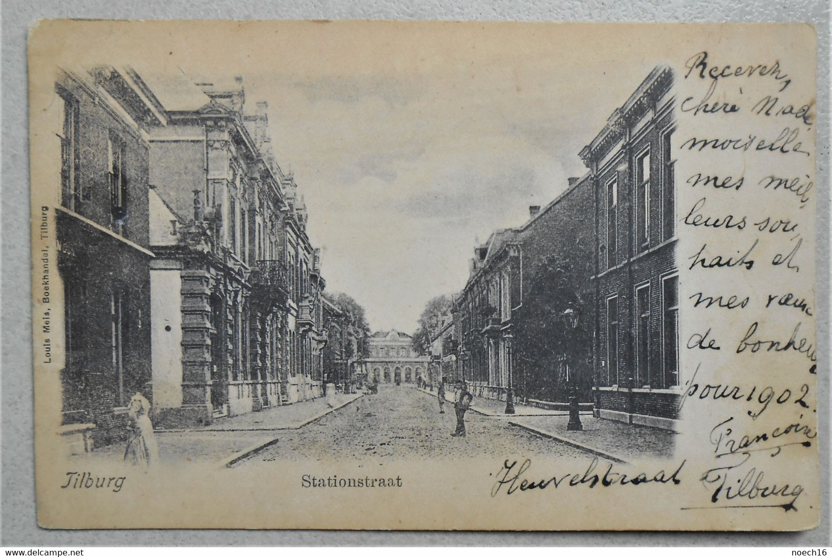 CPA 1901 NL -  Tilburg, Stationstraat - Tilburg