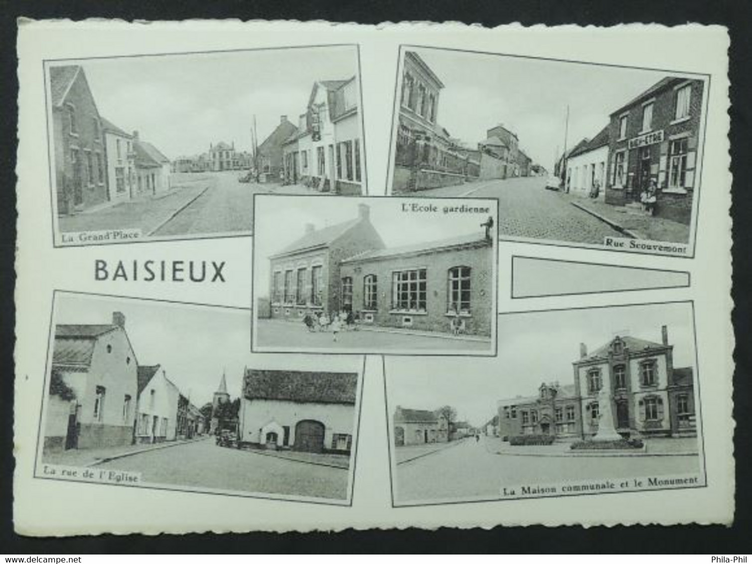 Baisieux, Ecole, Rue Scouvemont, La Grand’Place, Rue De L’eglise, Maison Communale (Quiévrain) - Quiévrain