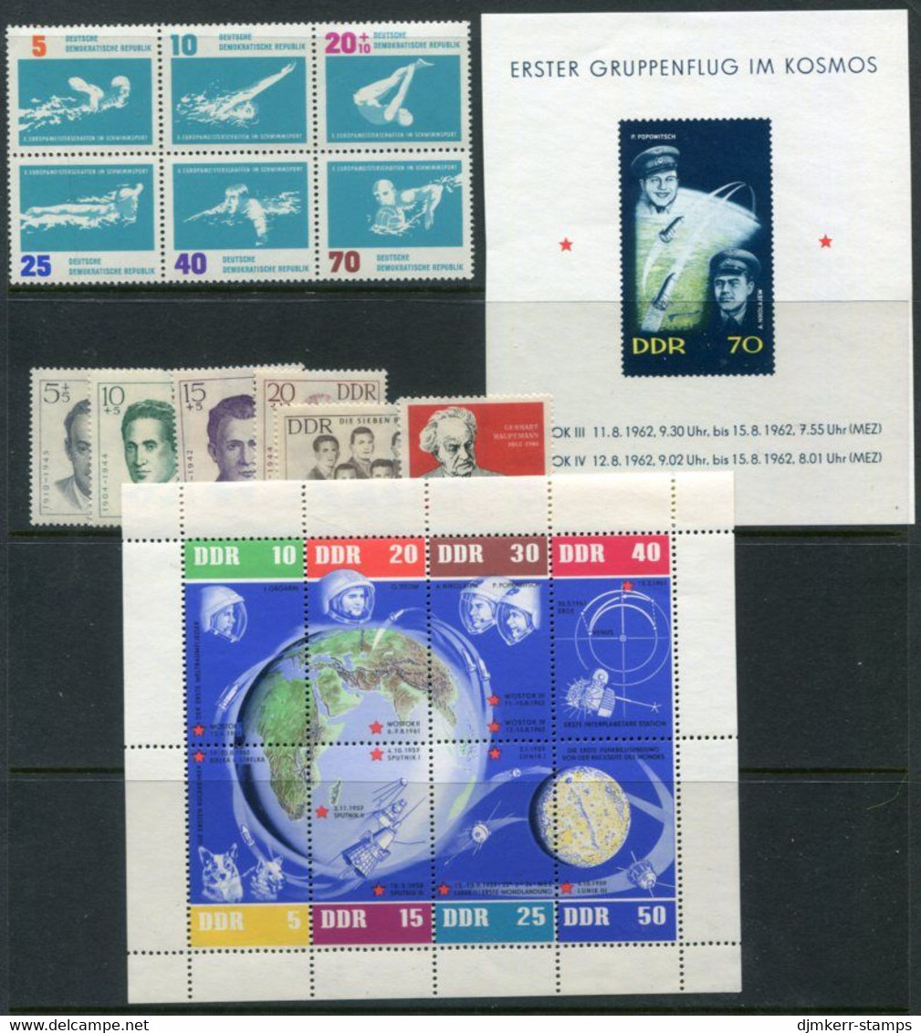 DDR / E. GERMANY 1962 Complete  Issues MNH / **  Michel  869-933, Block 17 - Ungebraucht