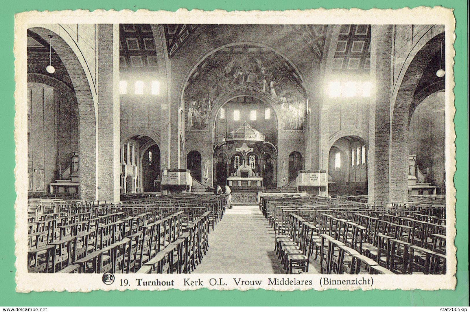 Turnhout - Kerk O.L. Vrouw Middelares (Binnenzicht) - Turnhout