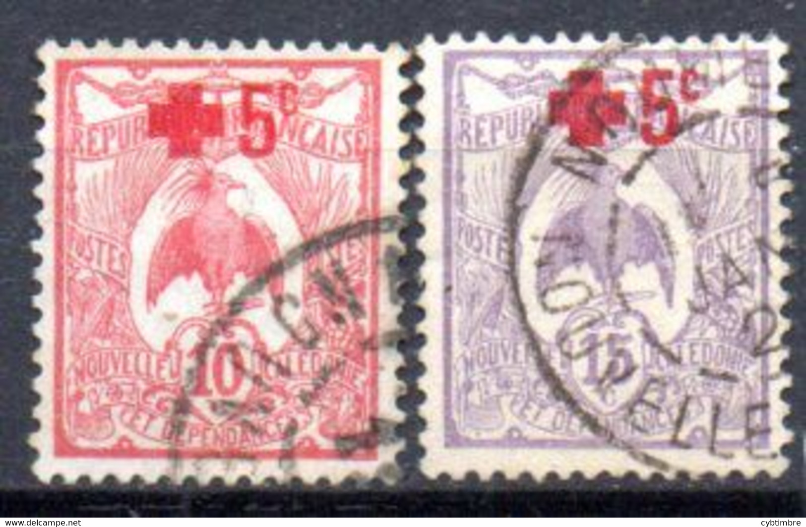 Nouvelle Caledonie: Yvert N° 111/112; Croix Rouge - Usados