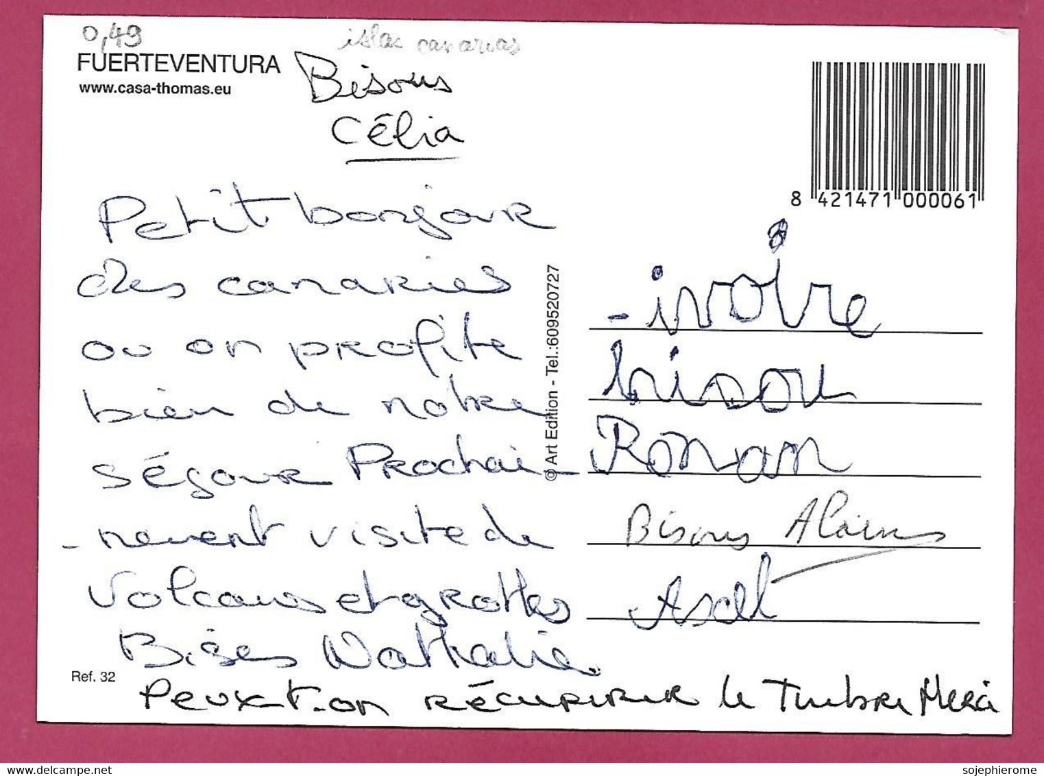 Isla De Fuerteventura (islas Canarias) 2scans - Fuerteventura