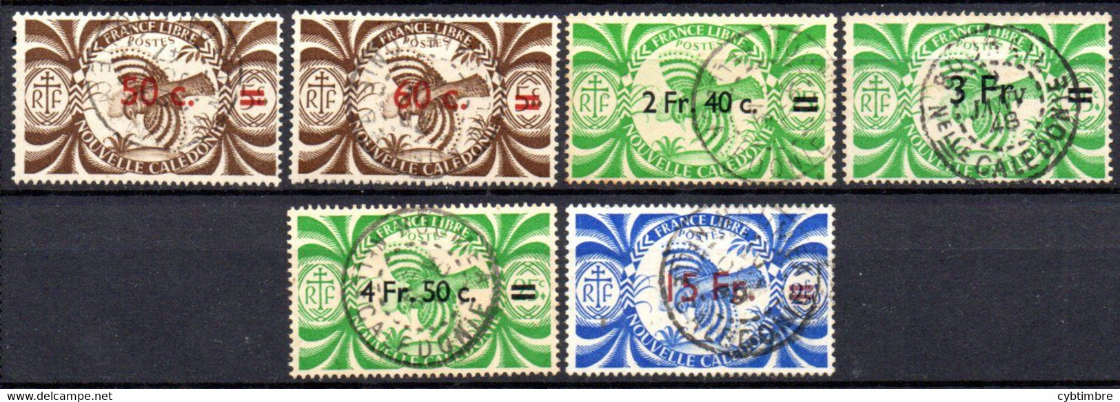 Nouvelle Caledonie: Yvert N° 249/256; 6 Valeurs - Used Stamps