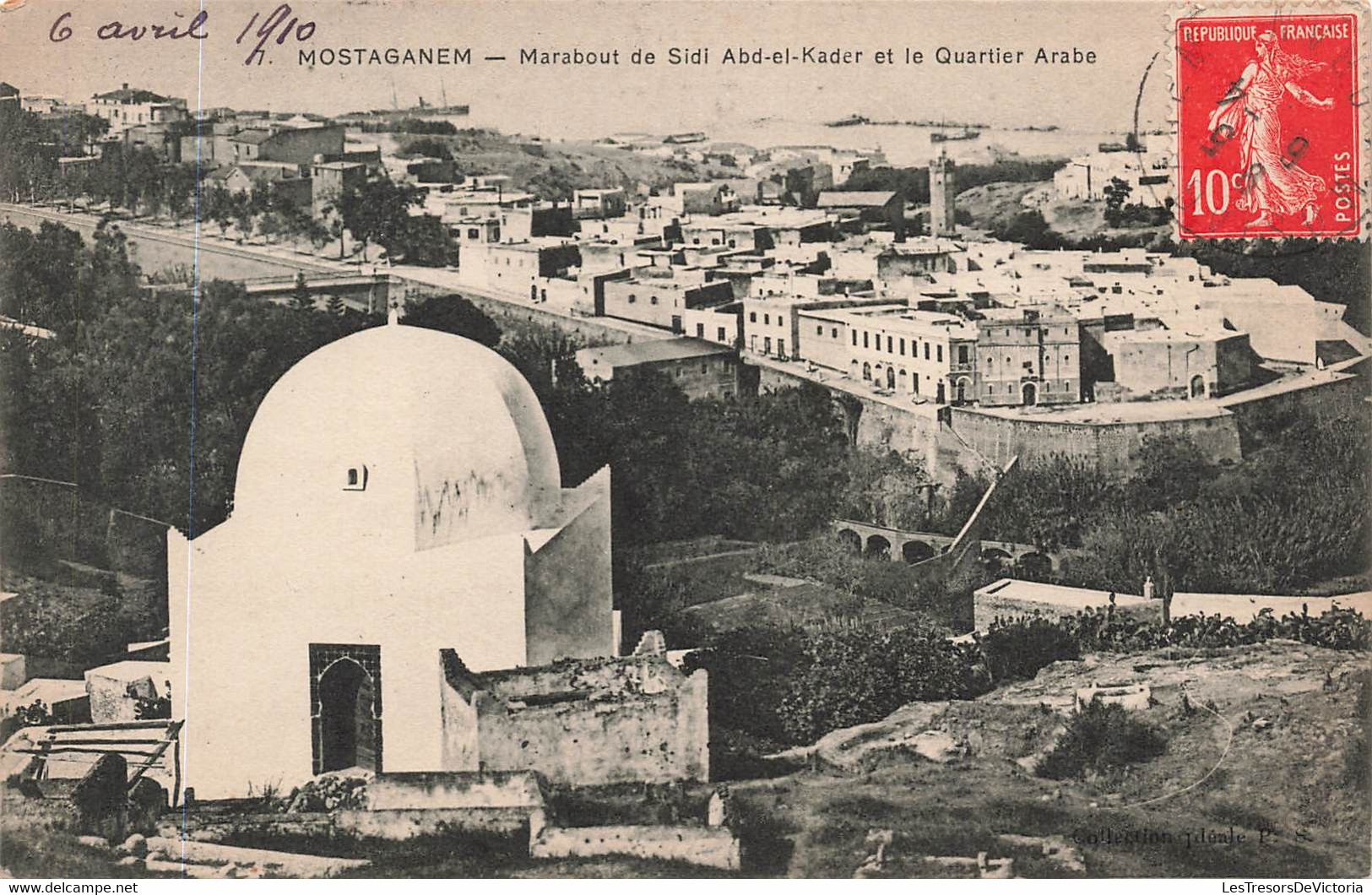 CPA Mostaganem - Marabout De Sidi Abd El Kader Et Le Quartier Arabe - Mostaganem