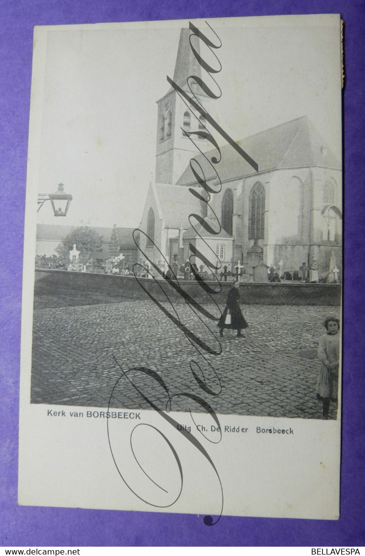 Borsbeek  Kerk 1911 - Boechout